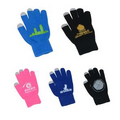 3 Fingers Touch Screen Acrylic Knit Gloves